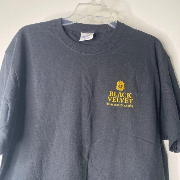 Black Velvet Whiskey Toasted Caramel T shirt Unisex Men Women Size L - Picture 5 of 8
